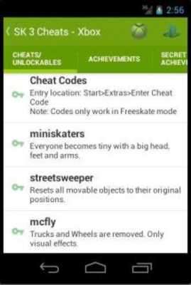 Play Cheats For Skate 3, 2 and 1 