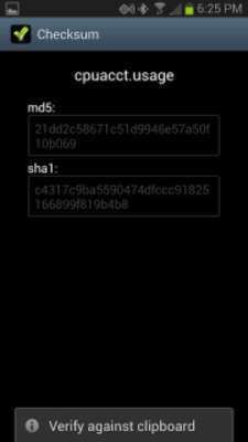 Play Checksum MD5 & SHA1 