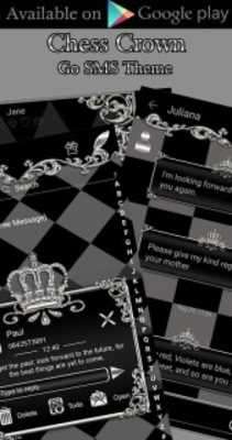 Play Chess Crown EXdialer theme 