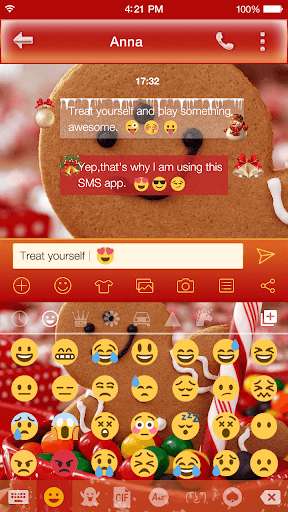 Play APK Christmas Emoji Keyboard Skin  and enjoy Christmas Emoji Keyboard Skin with UptoPlay emoji.keyboard.emoticonkeyboard