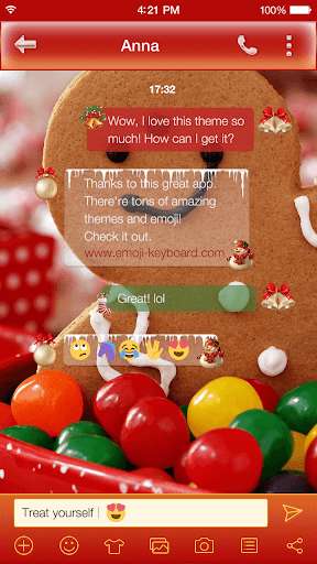 Play APK Christmas Emoji Keyboard Skin  and enjoy Christmas Emoji Keyboard Skin with UptoPlay emoji.keyboard.emoticonkeyboard