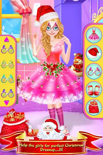 Play Christmas Girls Makeup & Hair Salon DressUp Games  and enjoy Christmas Girls Makeup & Hair Salon DressUp Games with UptoPlay