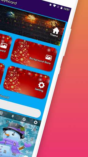 Play APK Christmas Keyboard Theme  and enjoy Christmas Keyboard Theme with UptoPlay com.tpas.christmas.keyboard.theme
