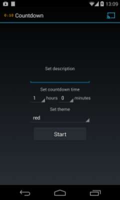 Play Chromecast Countdown 