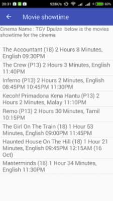 Play Cinema Malaysia Showtime 