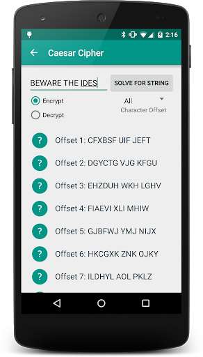Play APK Cipher Solver  and enjoy Cipher Solver with UptoPlay flynn.tim.ciphersolver