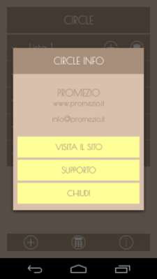 Play Circle - shopping list 