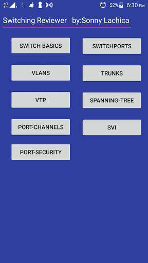 Play APK Cisco Switch Quick Reference  and enjoy Cisco Switch Quick Reference with UptoPlay com.xnetworks.sonnylachica.Switch_Quick_Ref