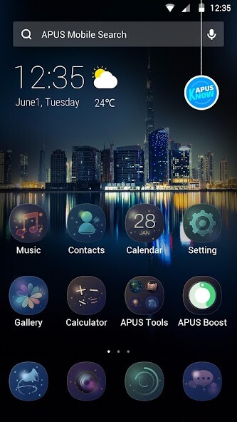 Play APK City Night Reflection-APUS Launcher theme  and enjoy City Night Reflection-APUS Launcher theme with UptoPlay com.apusapps.theme.i_city_of_stars_67945442e7