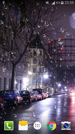 Play APK City Rain Live Wallpaper PRO  and enjoy City Rain Live Wallpaper PRO with UptoPlay com.wallpaper.zhilin.CityDroplets