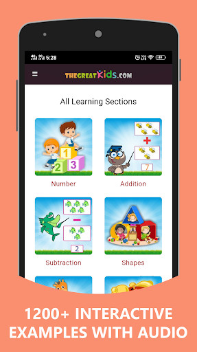 Play APK Class 1 Math App Complete Syllabus  and enjoy Class 1 Math App Complete Syllabus with UptoPlay com.thegreatkids.class_1_math_addition_subtraction_kids