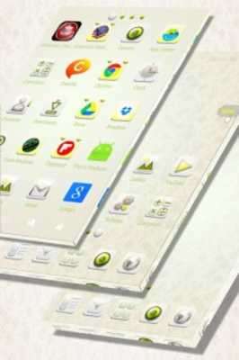 Play Classy White Launcher 