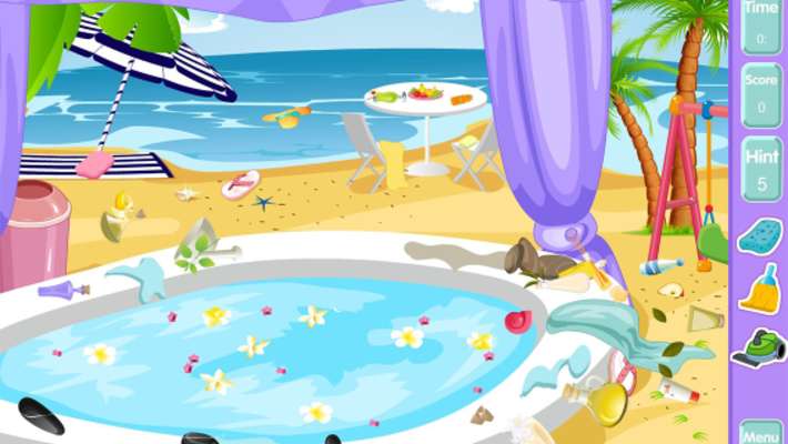 Play Clean up spa salon 