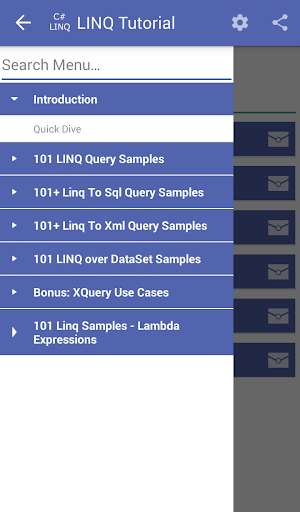 Play APK C# LINQ Tutorials  and enjoy C# LINQ Tutorials with UptoPlay com.upstairs.linqtutorial
