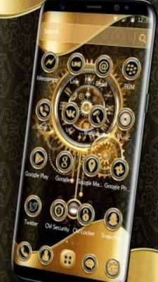 Play Clock Luxury Gold Theme 