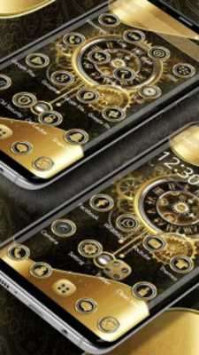 Play Clock Luxury Gold Theme 