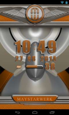 Play Clock Widget Orange Elephant 