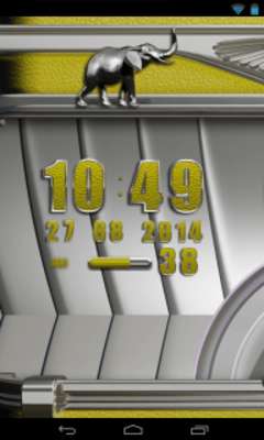 Play Clock Widget Yellow Elephant 