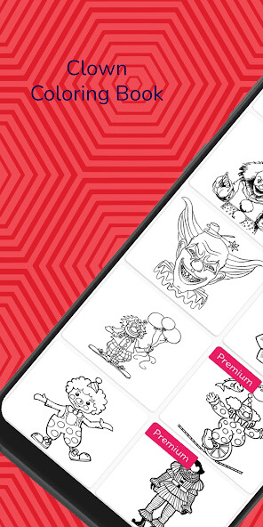 Play Clown Coloring Book 