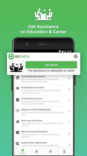 Play College Admissions & Exam Search - GoCheck India  and enjoy College Admissions & Exam Search - GoCheck India with UptoPlay