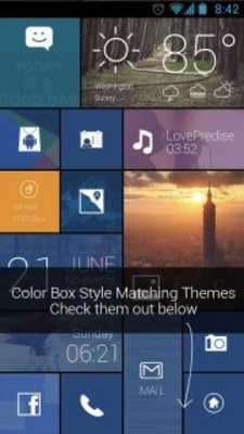 Play COLORBOX THEME GO WEATHER EX 