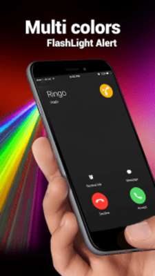 Play Color Flash Light Alert Call 