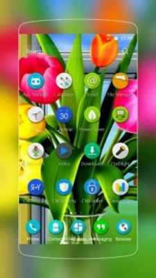 Play Colorful Tulip. Theme for CM Launcher 