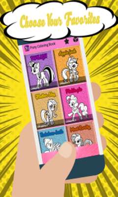 Play coloring book for my little pony Play coloring book for my little pony