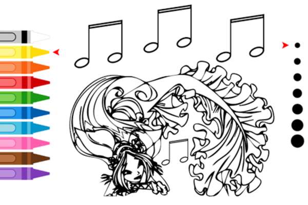 Play Coloring Book Game for WinX Fans 