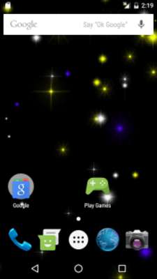Play Colourful Stars Live wallpaper 