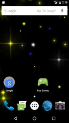 Play Colourful Stars Live wallpaper 