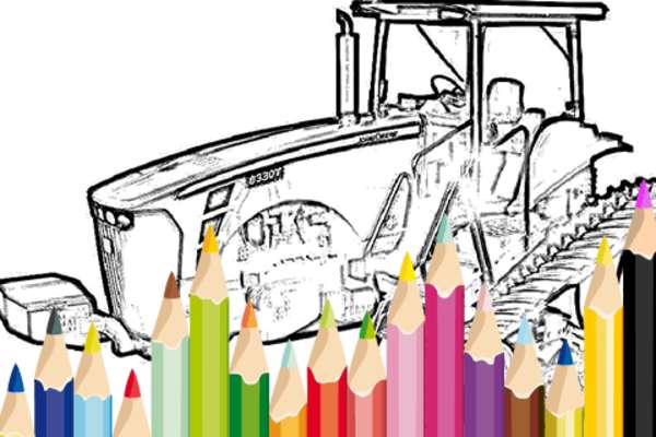 Play Combine Harvesters Coloring 