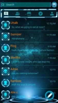 Play Control. Theme for GO SMS Pro 