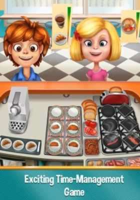 Play Cooking Breakfast Mania Chef: Cafeteria Master 