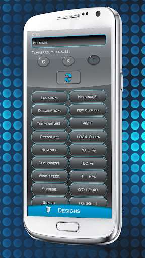Play Cool Weather Clock Widget 