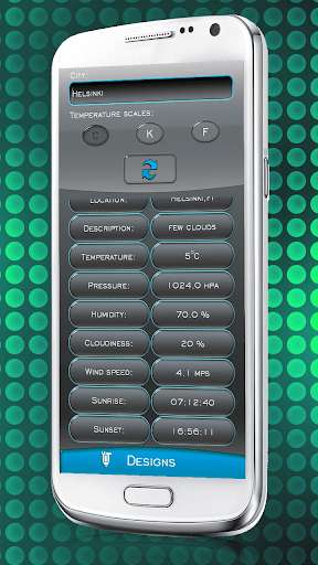 Play Cool Weather Clock Widget 