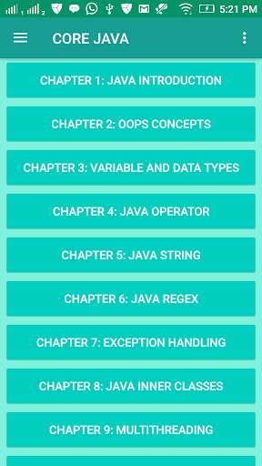 Play APK Core Java Tutorial  and enjoy Core Java Tutorial with UptoPlay com.core_java_guider.swapan.java
