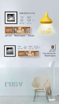 Play Cosy. GO Weather EX Theme 