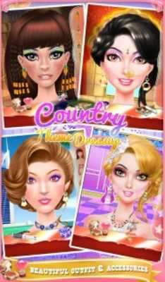 Play Country Theme Makeup Dressup 