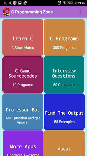 Play APK C Programming Zone  and enjoy C Programming Zone with UptoPlay com.cprogrammingzone.free