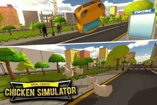 Play Crazy Chicken Simulator 3D 
