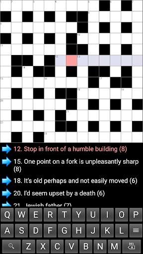 Play APK Cryptic Crosswords  and enjoy Cryptic Crosswords with UptoPlay com.wizz.crosswords.cryptic.adfree<br><br>925 Cryptic Crosswords<br><br><br>763 13 x 13 puzzles<br>162 15 x 15 puzzles<br><br><br>** FEATURES **<br>- Check your answers by block, clue or entire crossword.<br>- Reveal answers by block, clue or entire crossword.<br>- Find suggested words for incomplete answers.<br>- See definitions of suggested words.<br>- Save crosswords to the cloud. Useful if you want to work puzzles on multiple devices.<br>- Zoom in and out on the puzzle grid.<br><br><br>** OPTIONS **<br>- Keep the screen turned on (won