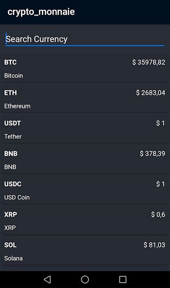 Play Cryptocurrency Tracker 