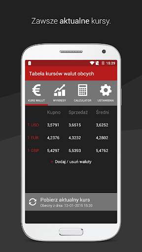Play APK Current Exchange - NBP  and enjoy Current Exchange - NBP with UptoPlay pl.mobiem.kurswalut