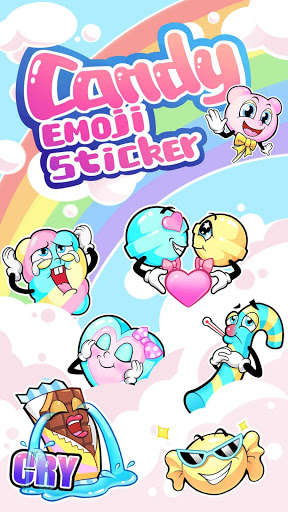 Play APK Cute Candy Emoji Sticker  and enjoy Cute Candy Emoji Sticker with UptoPlay com.simejikeyboard 
