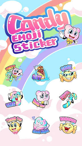 Play APK Cute Candy Emoji Sticker  and enjoy Cute Candy Emoji Sticker with UptoPlay com.simejikeyboard 