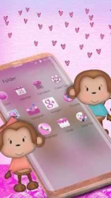 Play Cute Cartoon Monkey Theme 