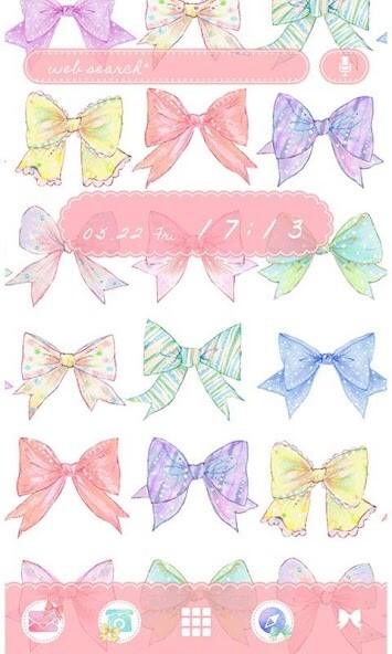 Play APK Cute Colorful Ribbons Theme  and enjoy Cute Colorful Ribbons Theme with UptoPlay jp.co.a_tm.android.plus_colorfulde_cutena_ribbon