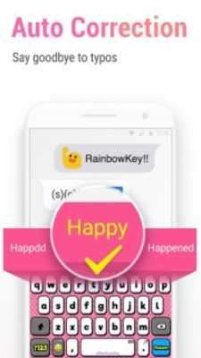 Play Cute Emoji, Sticker, Emoticon: RainbowKey Keyboard 