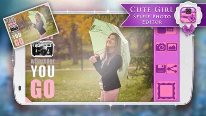 Play Cute Girl Selfie Photo Editor 